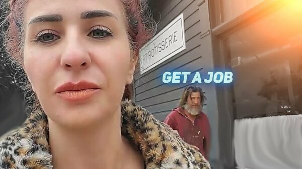 Dakloze heeft een goed advies voor vrouwelijke streamer