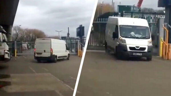 Nu jullie zin? Postbezorger he-le-maal klaar met al die pakketjes