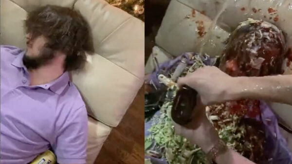 Tip van de dag: valt nooit in slaap bij je 'vrienden'