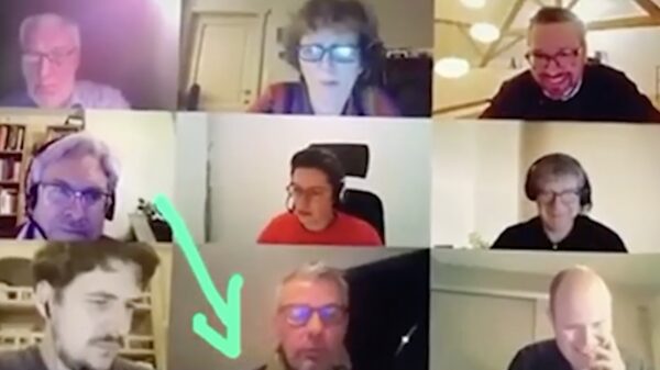 Belg maakt zichzelf onsterfelijk (belachelijk) tijdens Zoom-vergadering