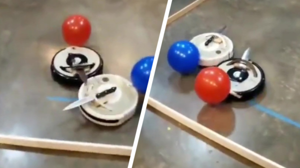 Weekendtip: met 2 Roomba's bouw je je eigen Battlebots