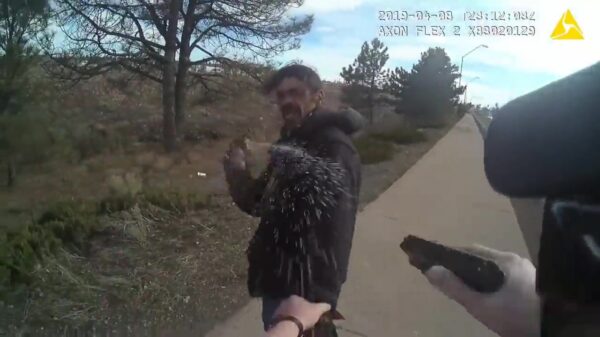 Idioot peppersprayt agent tijdens arrestatie en wordt neergeschoten