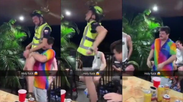 Mafkees heeft zelfs ondanks helm een knallende koppijn