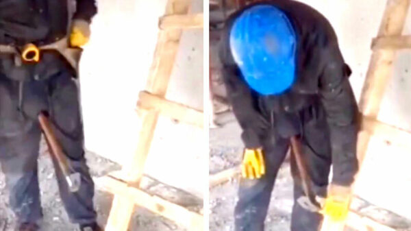 Superhandig: een bouwvakker met 3 handen