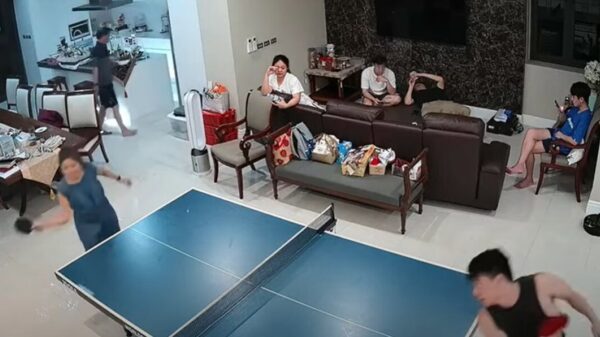 Tip: ga nooit tafeltennissen met gladde handen