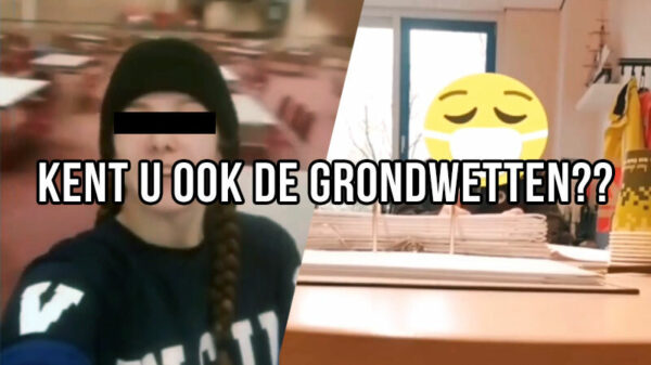 Ook de 16-jarige Esther weigert haar mondkapje op school te dragen