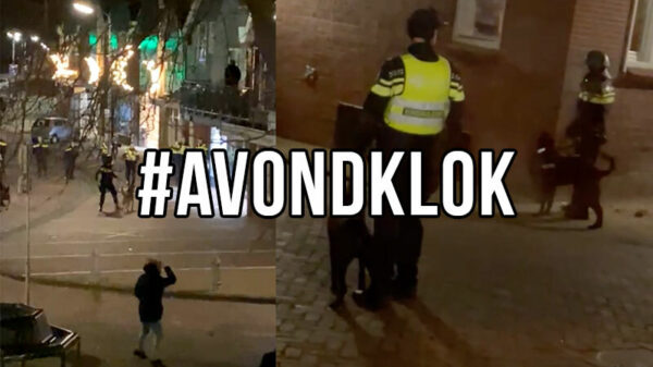 Compilatie: 3600 boetes en 25 aanhoudingen na de eerste avondklok in Nederland