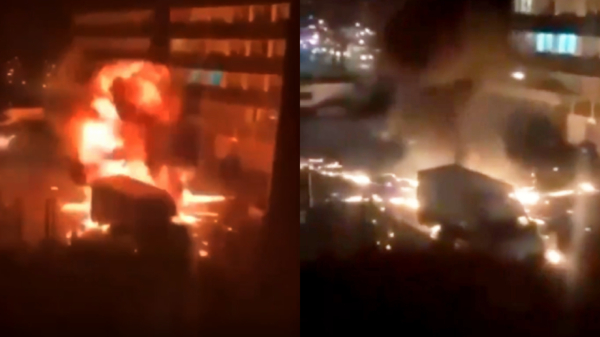 Dikke explosie in Amsterdam Osdorp tijdens 4e onrustige avond op rij