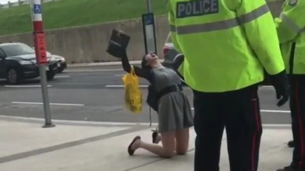 Vrouw zonder mondkapje flipt hem he-le-maal de pan uit als ze de bus niet in mag