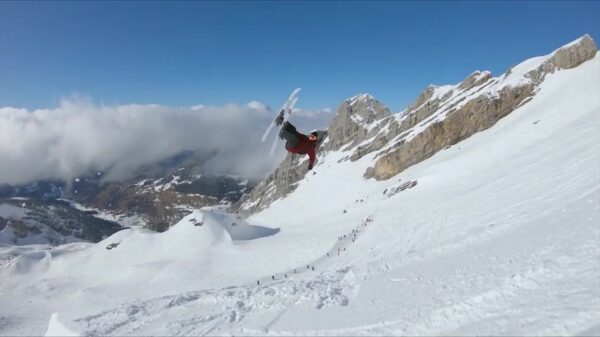 Even met een eindbaas meeskiën omdat we het zelf niet mogen