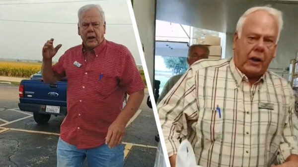 De schrikreactie van deze vader gaat nevernooit vervelen