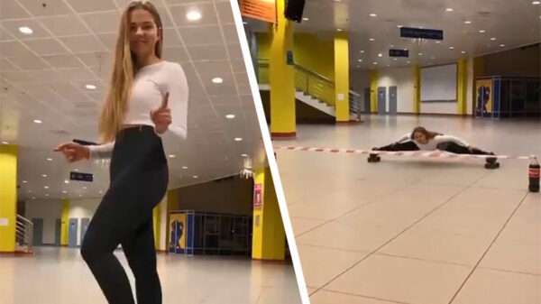 Limborolschaatser Olya Chernika past zo door je brievenbus