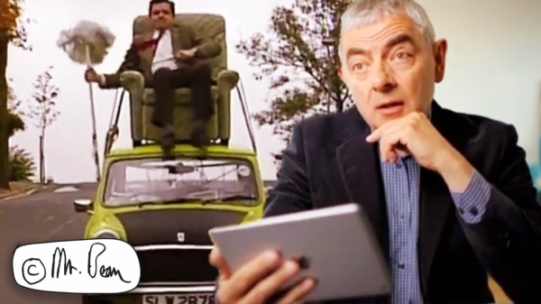 Rowan Atkinson vertelt over de opnames van sommige legendarische Mr. Bean-sketches