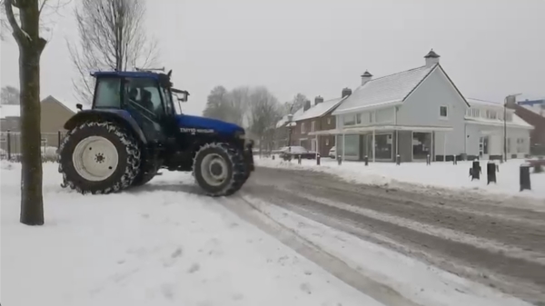 Een middagje sneeuwpret in Nederland