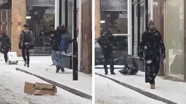 Wat is er leuker dan genieten van voetgangers die op hun plaat gaan?