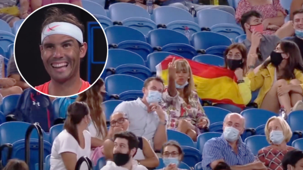 Tennis-Karen geeft Nadal de middelvinger en wordt uit stadion gepleurd