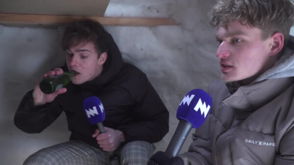 In Beverwijk je eigen iglo-kroeg bouwen is de ultieme vorm van winterpret