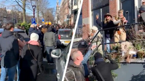 Horeca nog steeds dicht maar in Amsterdam vieren ze gewoon hun feestje buiten