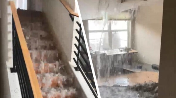 Texaanse woning compleet onderwater als waterleiding door extreme kou barst