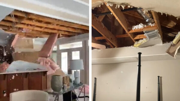 Het extreem koude weer in Texas zorgt voor flink wat waterschade in huis