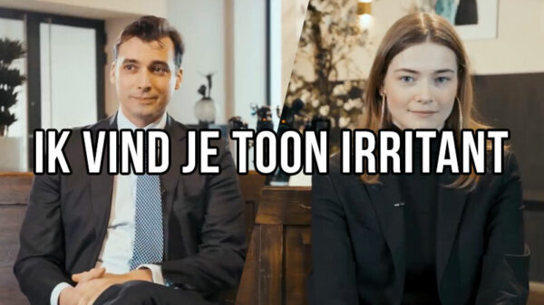 Gaat 'ie weer: Thierry Baudet loopt weg tijdens interview met Emma Wortelboer