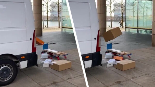 PostNL-bezorger tieft pakketten op de grond: "Als je niet wil dat ik ermee gooi moet je niks sturen"