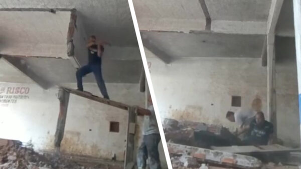 Slopende sukkel ligt ineens een verdieping lager