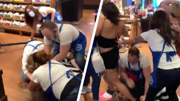 Middagje shoppen bij de badschuimgigant liep uit op enorme knokpartij