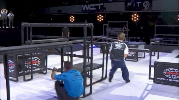 Parkourbaasje krijgt te maken met een dwarsligger