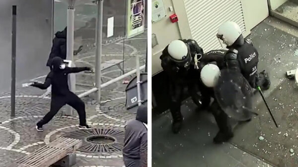 36 agenten gewond nadat BLM-demonstratie compleet uit de hand loopt in Luik, België