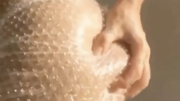 Letter en figuurlijk een bubble butt