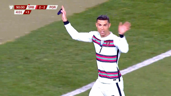 Ronaldo WOEST op Nederlandse arbitrage na afkeuren winnende goal in 93e minuut