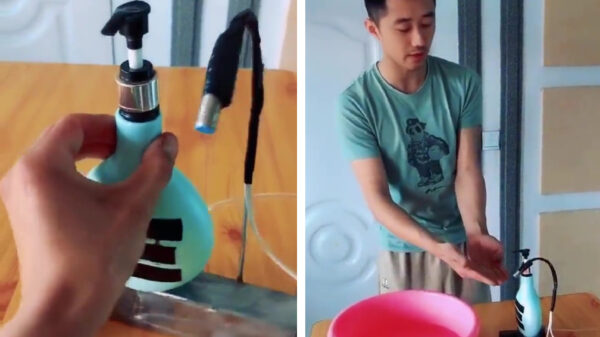 Dankzij de Zeepslinger 2000 hoef je nooit meer je pols te breken