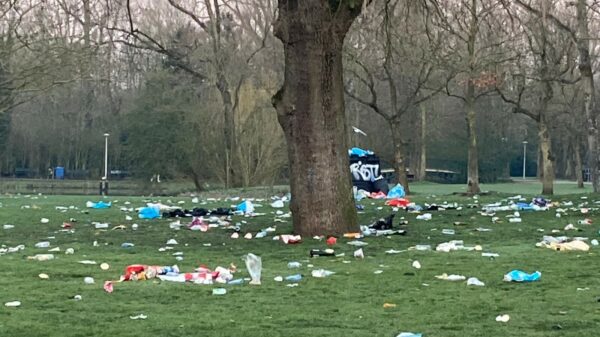 De aftermath van een heerlijk dagje chillen in het Vondelpark