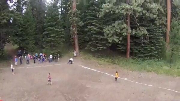 Een honkbalwedstrijd filmen met een drone leek een goed idee