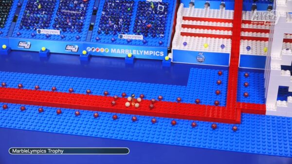 Goedemorgen. Tijd voor de Openingsceremonie plus 1e ronde Marblelympics