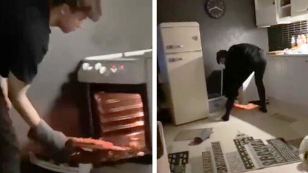 Dronken pizzaatje bakken escaleert volledig uit de klauwen