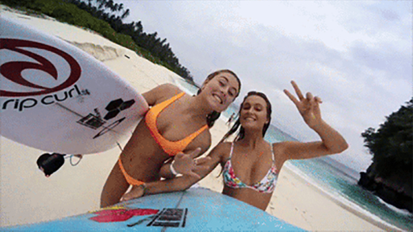 Deze charmante surfchicks zorgen voor wat broodnodige vitamine D