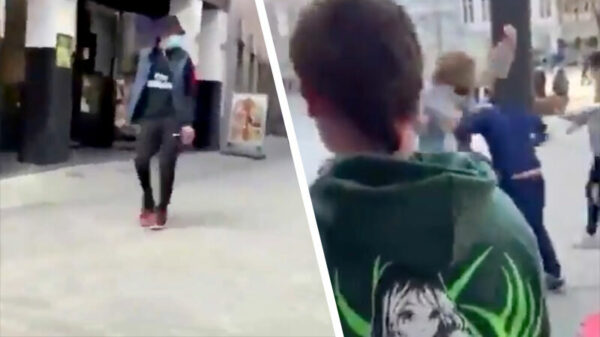 Ruzie tussen twee groepen jongeren in Hasselt (België) om een pakje sigaretten