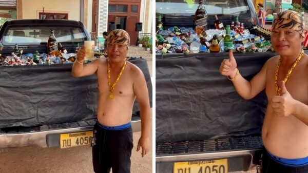 Ouwe kroegbaas heeft zijn eigen biertaxi om het weekend door te komen