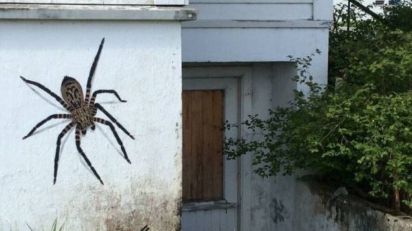 JPS maakt supervette streetart die bijna naadloos opgaat in de omgeving