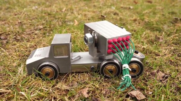 Even keihard knallen met wat miniatuur-raketwerpers