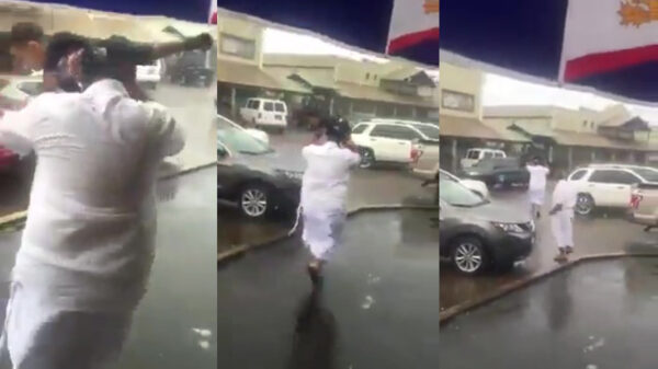 Vader van het jaar wordt in elk geval niet nat