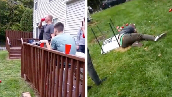 Ondertussen in Amerika: bezopen WWE-amateurs proberen tafel te slopen