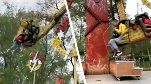 Bizar ongeluk op de kermis in het Russische Kramatorsk