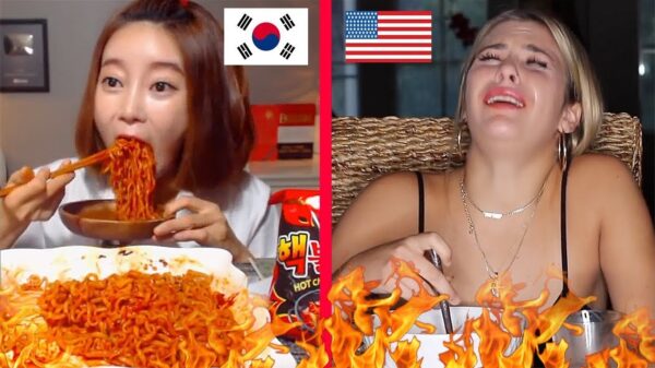 Koreanen kunnen nu eenmaal iets beter tegen pittig eten