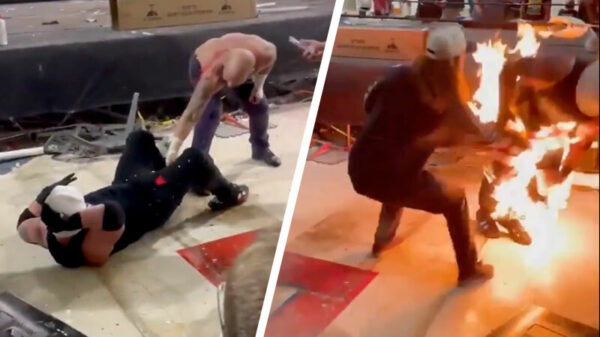 Voor alle haters die zeggen dat alle WWE-stunts nep zijn!