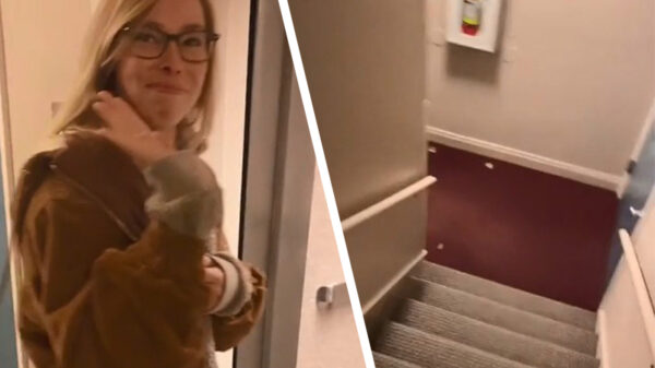 Je vriendin een hartverzakking bezorgen als ze de lift pakt