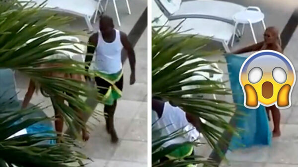 Wel eens iemand gezien die is uitgeschoten met haar implantaten?