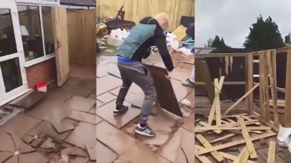 Britse hoveniers beuken tuin volledig naar de tyfus als klant niet betaalt